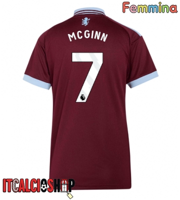 Aston Villa John McGinn #7 Prima Maglia Femmina 2026-27 Manica Corta